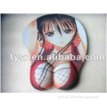 sexy breast girl gel mouse pad